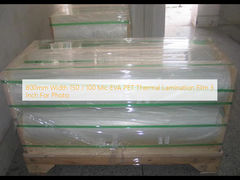 Fotoğraf için 800mm Genişlik 150/100 Mic EVA PET Termal Laminasyon Filmi 3 İnç