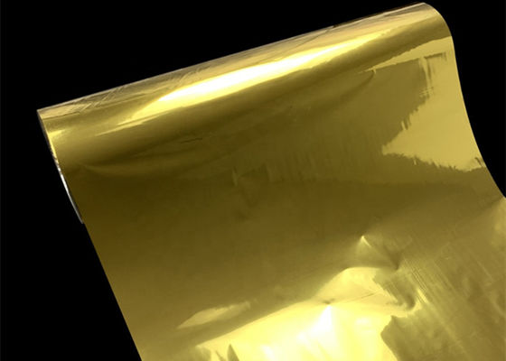 PET Metallized BOPP Film Altın Alüminyum 1500mm Kutular için Laminated Paket Baskı