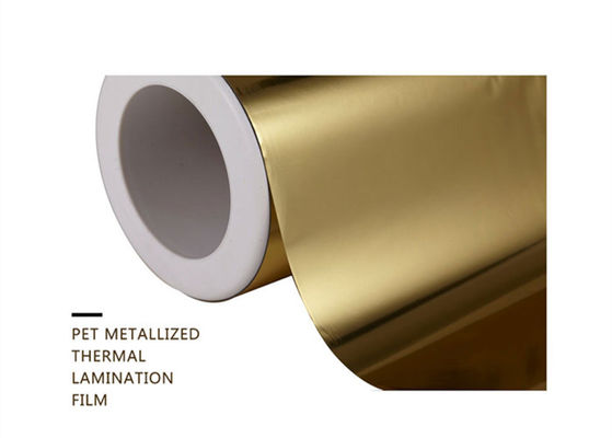 Kozmetik kutusu üzerindeki laminasyon için uygun çevre dostu altın/gümüş metal film