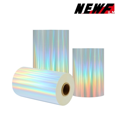 Good price 21mic Holografik Göz kamaştırıcı Termal Lamine Film Paket Dekorasyonu için çevrimiçi