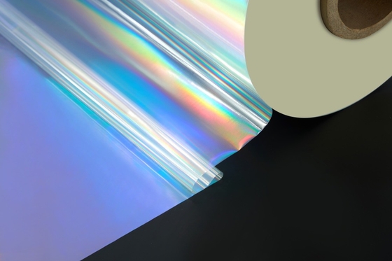 Good price Kozmetik ambalaj kutusu için 25mic Holografik Termal Laminasyon Filmi çevrimiçi