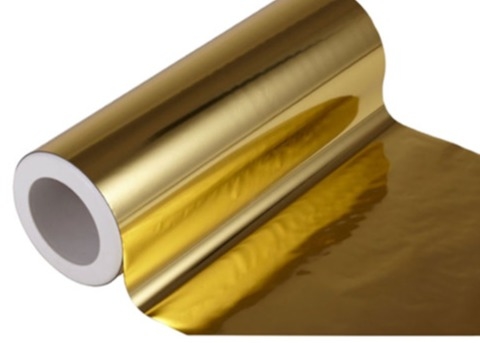 Good price Özel uzunlukta ambalajlama için Altın Dönüşüm BOPP Metallize Polyester Laminate Film çevrimiçi