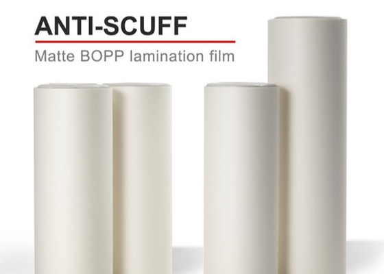 Good price 28mic Matt BOPP sürtünmeye dayanıklı film Laminatörler için uygun ıslak / termal laminatör filmi çevrimiçi