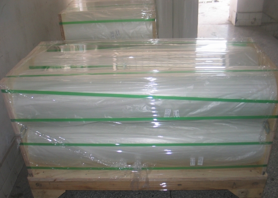 Good price 2500m x 16μm PET önceden kaplanmış termal film, sıcak damgalama logos işleme türü Katı Ekstrüzyon 120-180C çevrimiçi