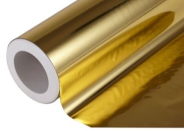 Good price BOPP Metallized Thermal Lamination Film Altın Bronz Yüzey Dekoratif Film çevrimiçi