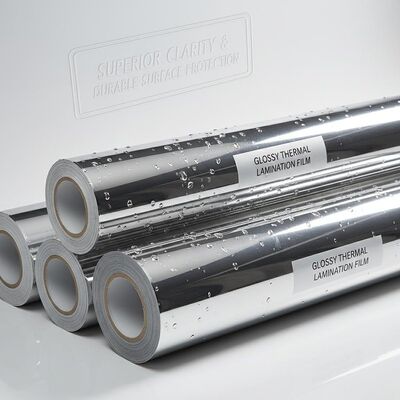 İyi bir fiyat. Parlak Termal Laminasyon Filmi Ruloları Suya dayanıklı Üstün açıklık ve kalıcı yüzey koruması sağlamak için tasarlanmıştır çevrimiçi