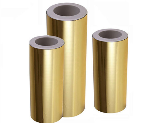 Good price Laminasyon makineleri için uygun laminasyonlu kağıt için altın metal PET filmi çevrimiçi