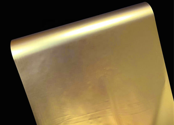 Good price Sertifikalı Altın/Gümüş Metalize Film, Metal Dokusu/Plastik Sertliği 0.3mm Yükseltilmiş Sıcak Damgalanma ve %2 Işık İletim SGS çevrimiçi
