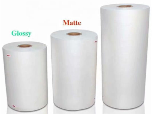 Good price Kağıt ürünleri için 25 mikronluk Bopp Mat Termal Lamine Film Paketleme 4000m çevrimiçi